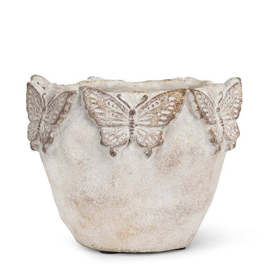 Butterfly Edged Planter-7"H: Small