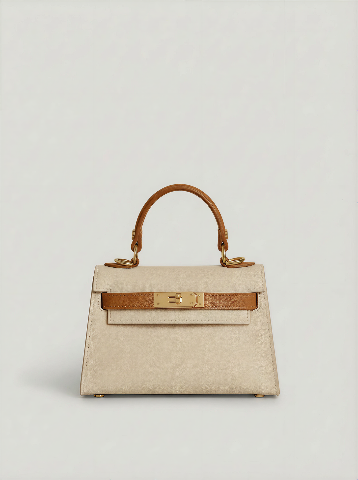Genuine Saffiano leather handbag with strap, made in italy: Cow