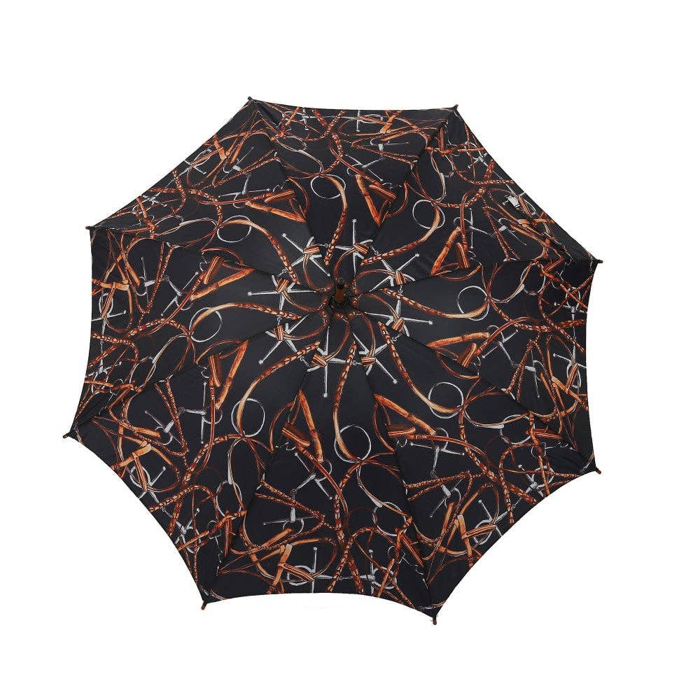 AWST Int'l Lila Umbrella: LINEAR HORSES