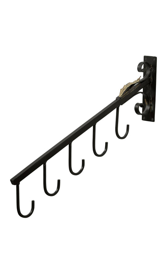 Boutique 5-J-Hook Waterfall Wall Mount