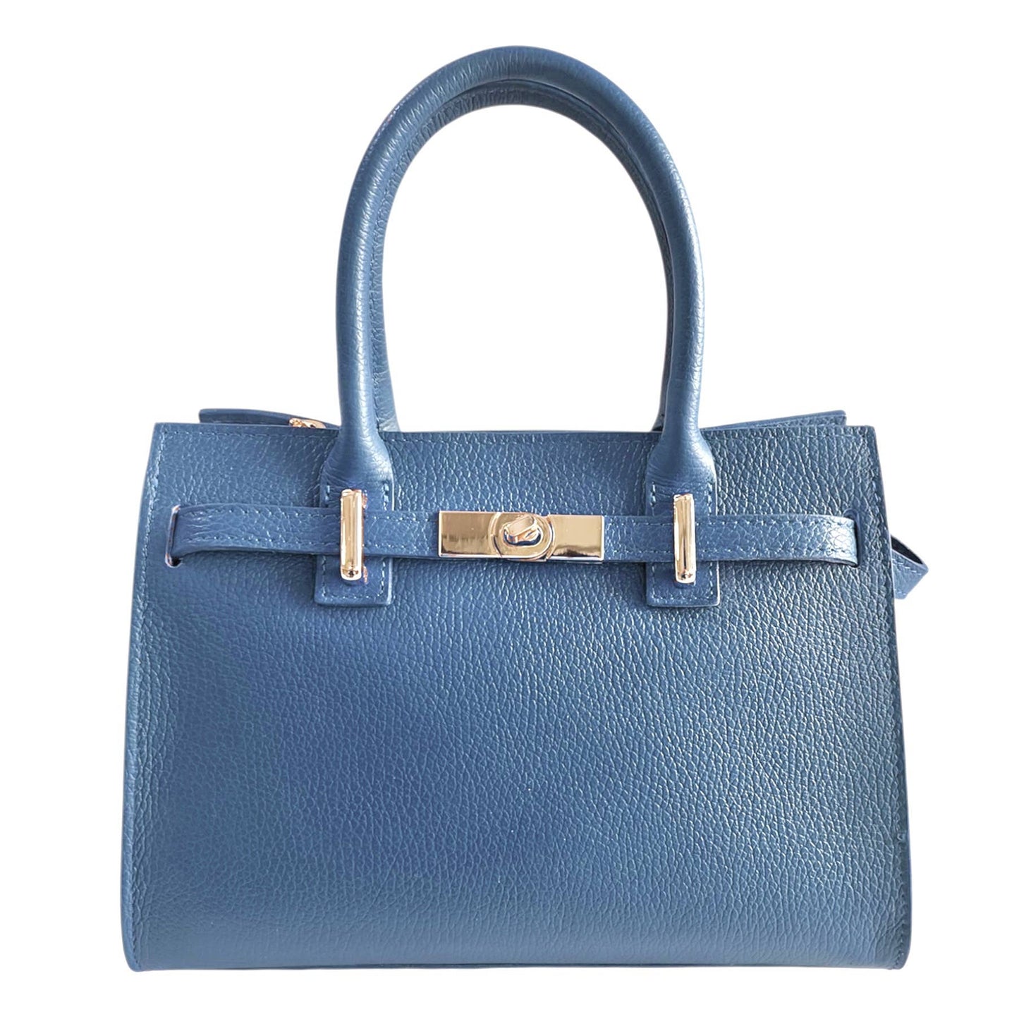 Modarno "Gina" handbag and shoulder bag in genuine leather 28x14x20cm: Rosso