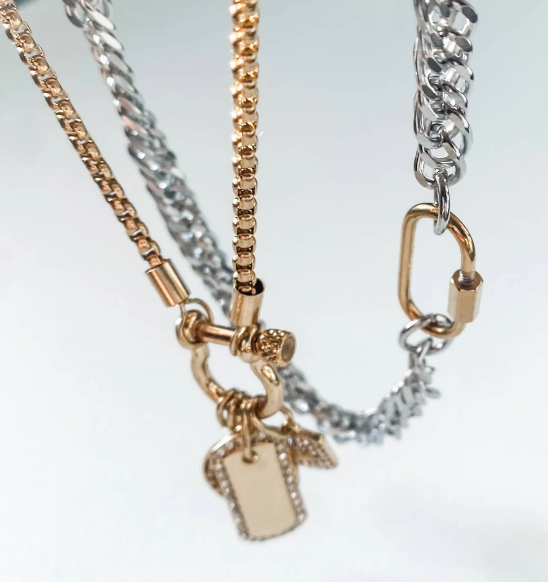 Mini Horse Bit- Steel: Yellow Gold