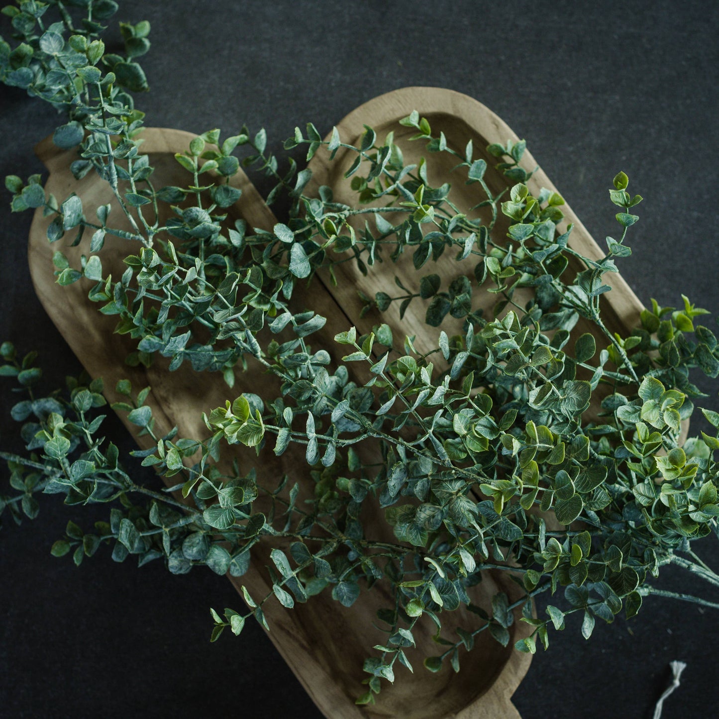 33" WHITEWASH GREEN EUCALYPTUS HANGING BUSH