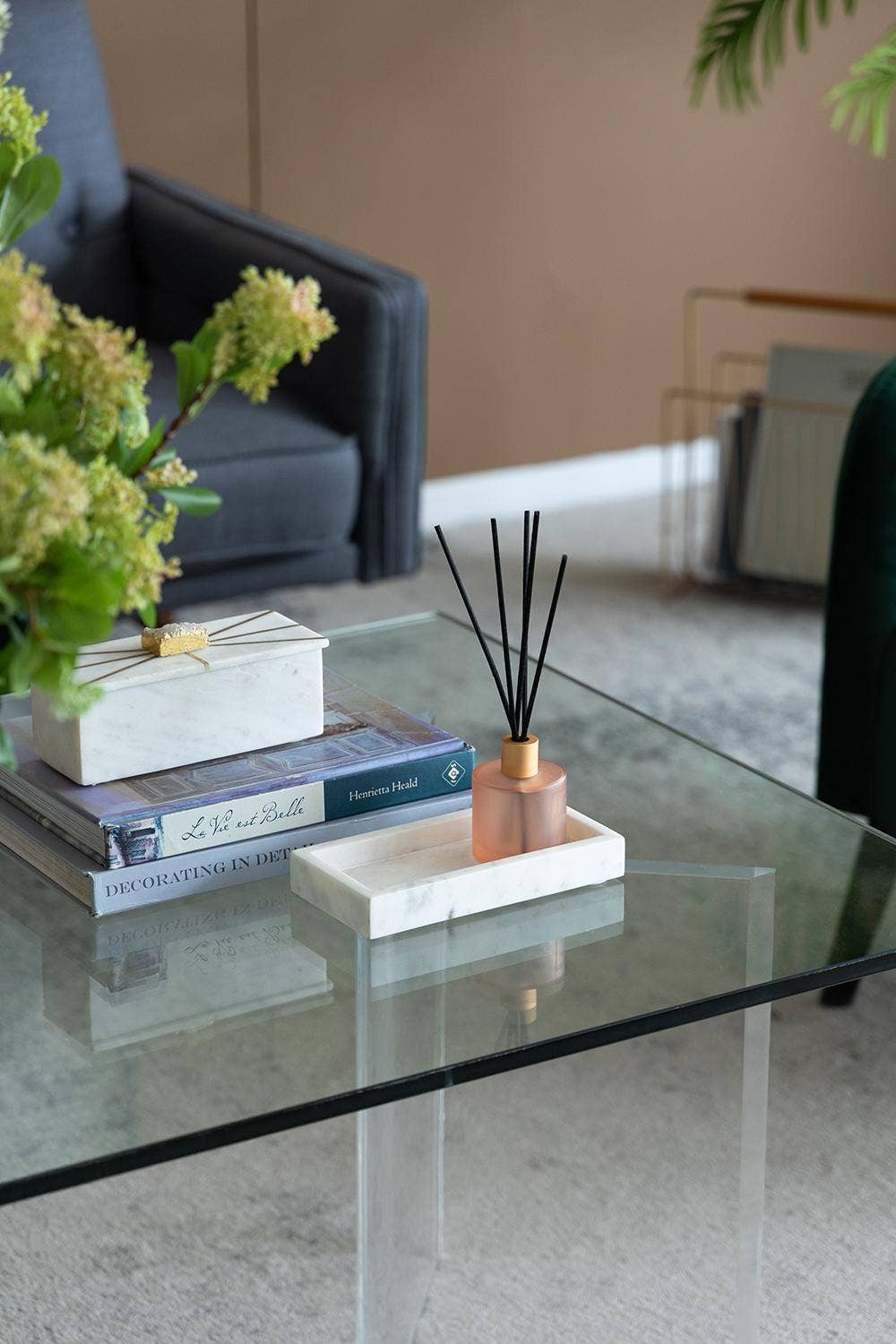 White Marble Tray