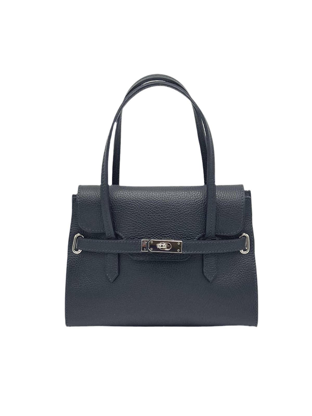 Women's Genuine Leather Shoulder Bag, Made in Italy, art. 112598New: Yellow