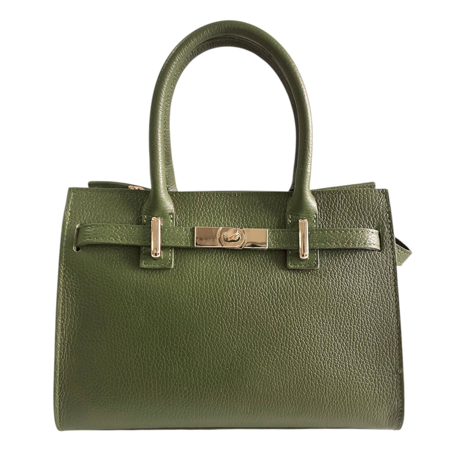 Modarno "Gina" handbag and shoulder bag in genuine leather 28x14x20cm: Rosso