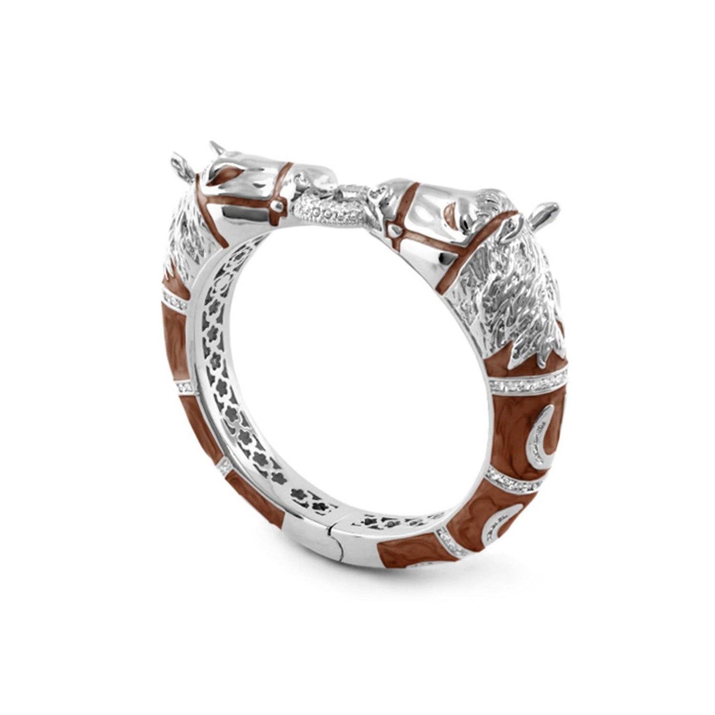 Equestrian Horse Snaffle Bit Bangle: SMALL=6.5" CIRCUMFERENCE