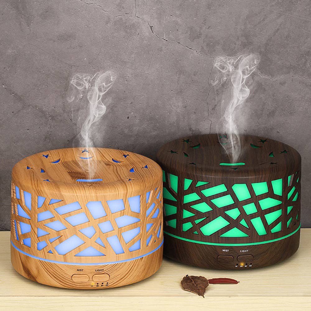 Designer 700ml Ultrasonic 5 in 1 Home Diffuser, Branches: Light Wood