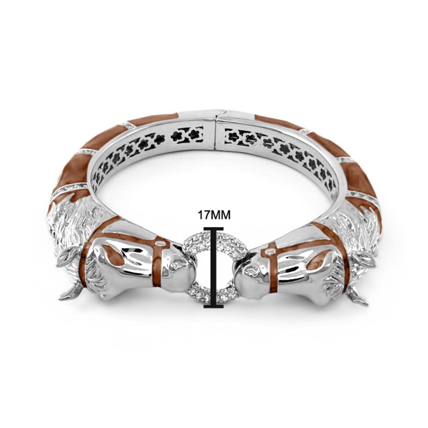 Equestrian Horse Snaffle Bit Bangle: SMALL=6.5" CIRCUMFERENCE