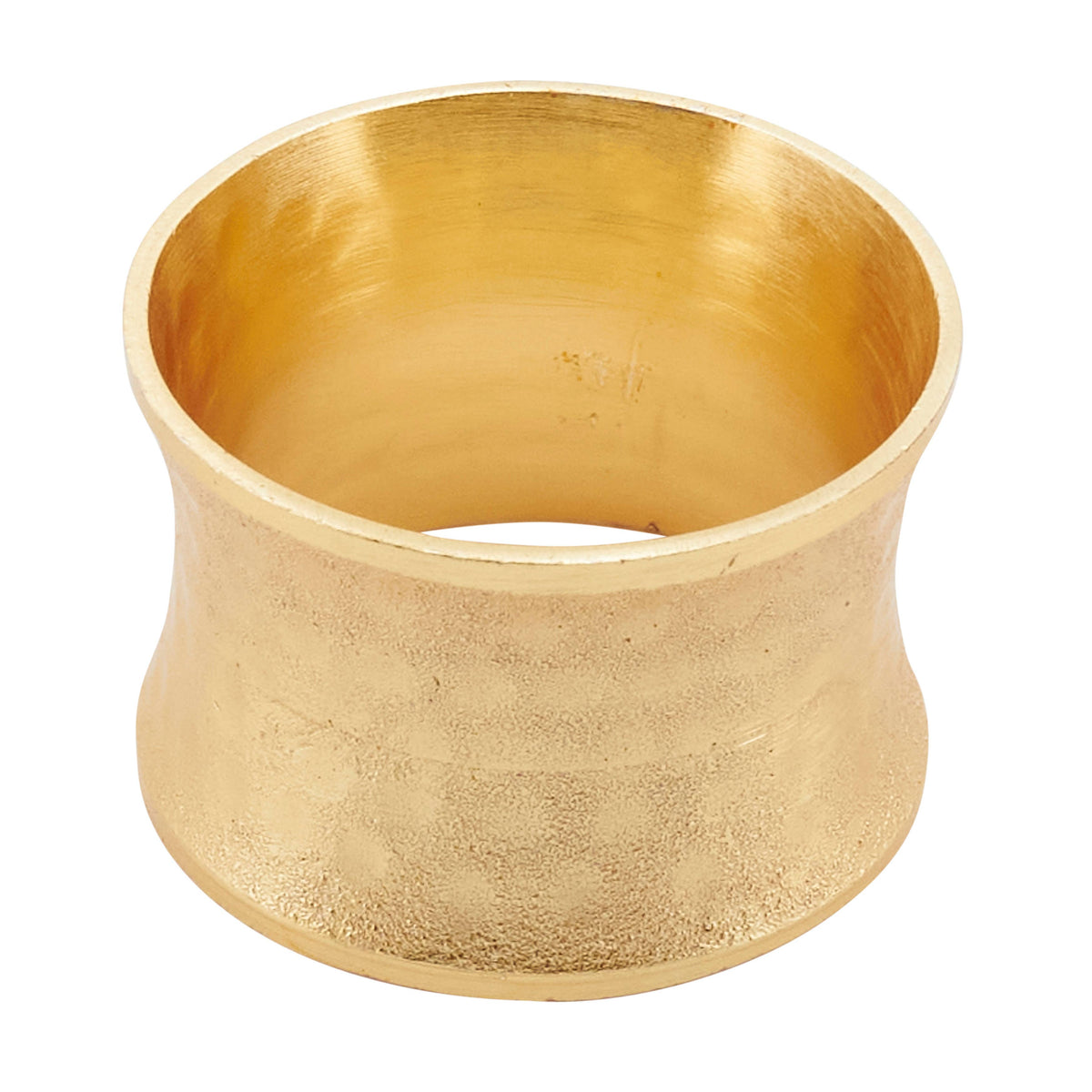 Hammered Napkin Ring: Dark Gold