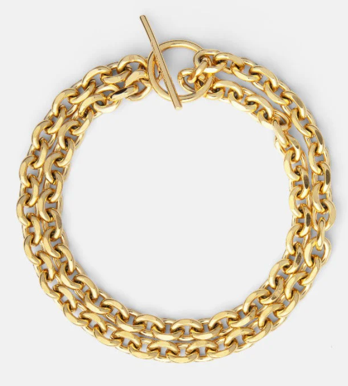 Lorie Toggle Paperclip Bracelet: Single