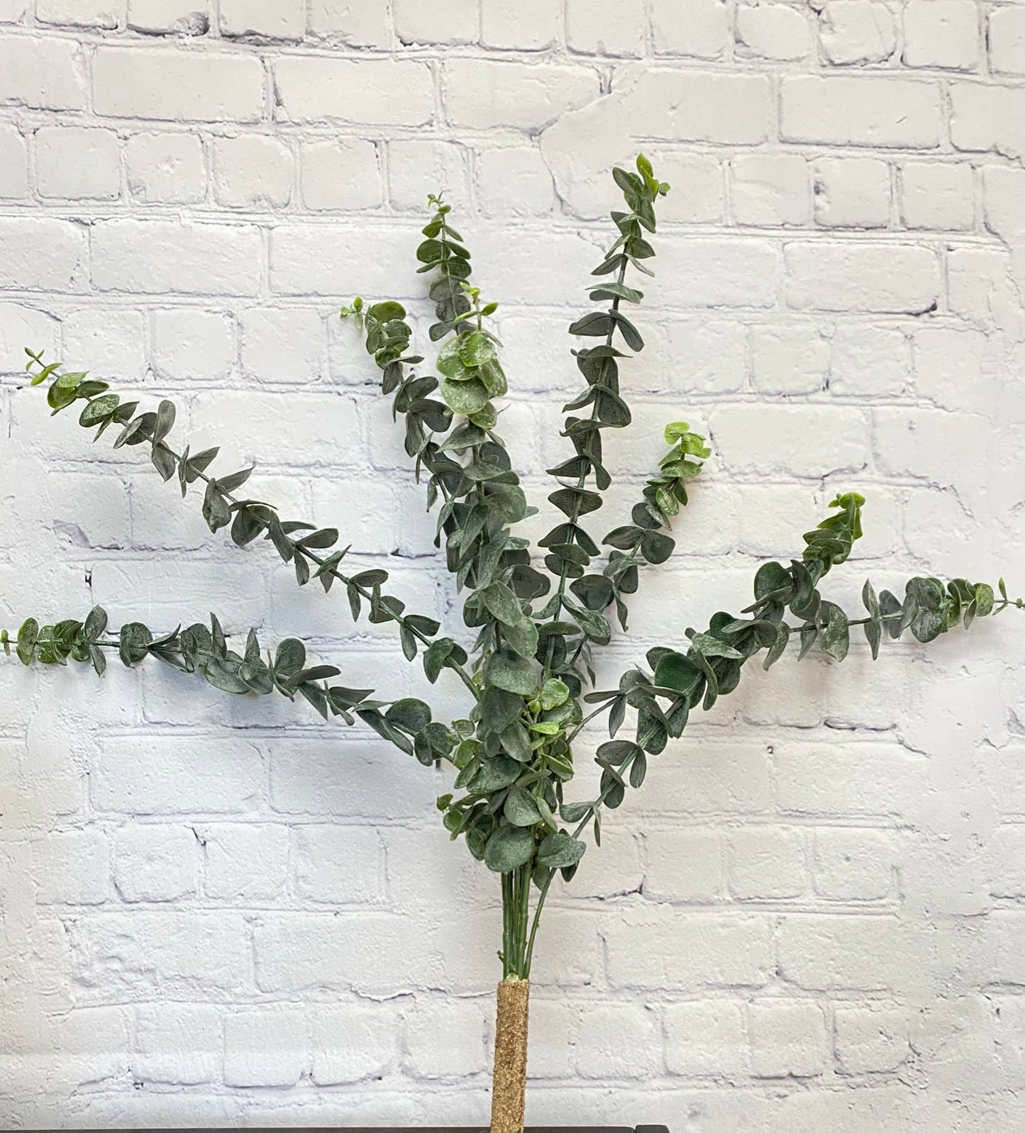 22"Soft touch Spiral Eucalyptus Bush-Artificial Flocked