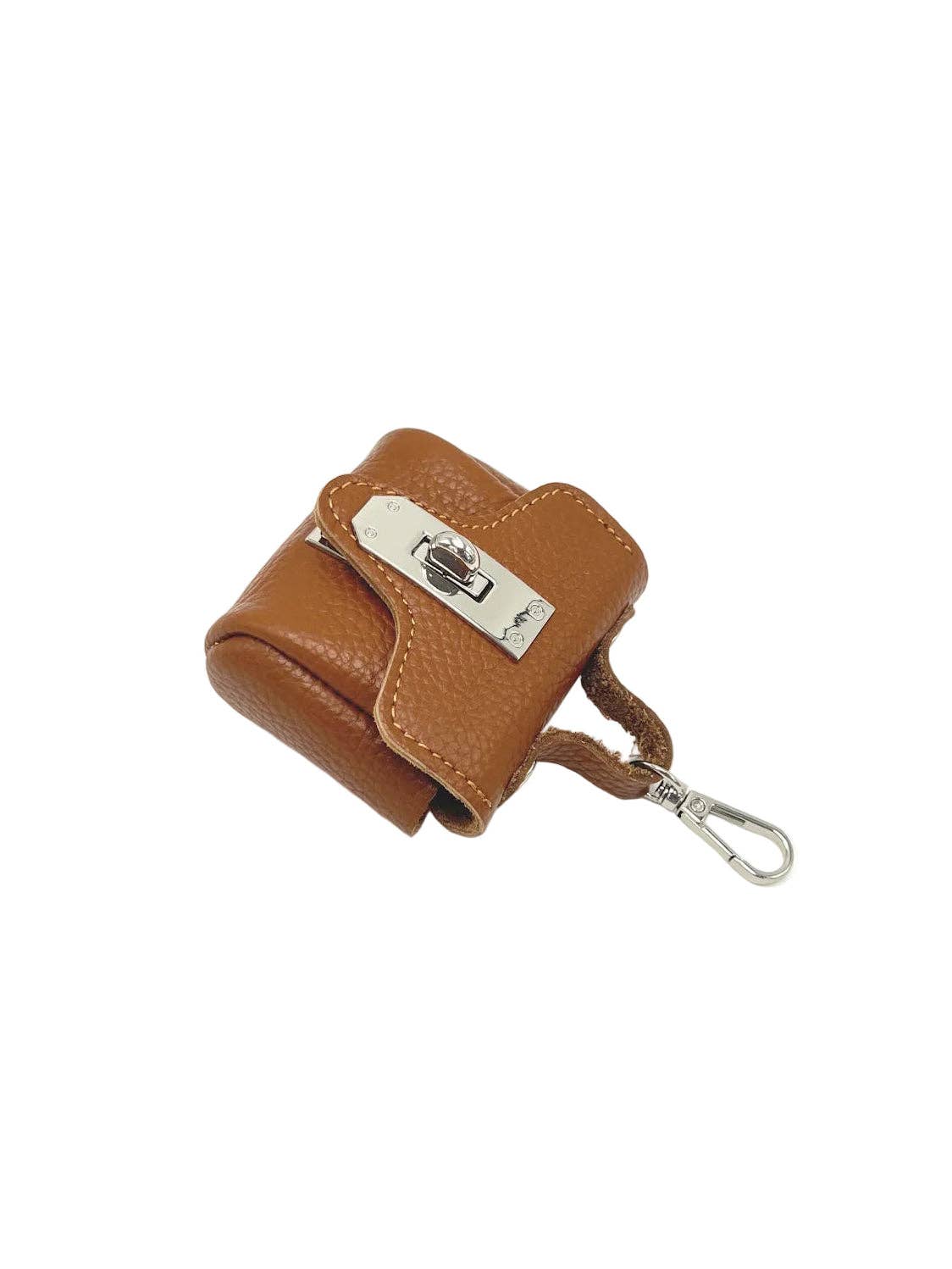Genuine Leather AirPods Holder, art. PO05: Red