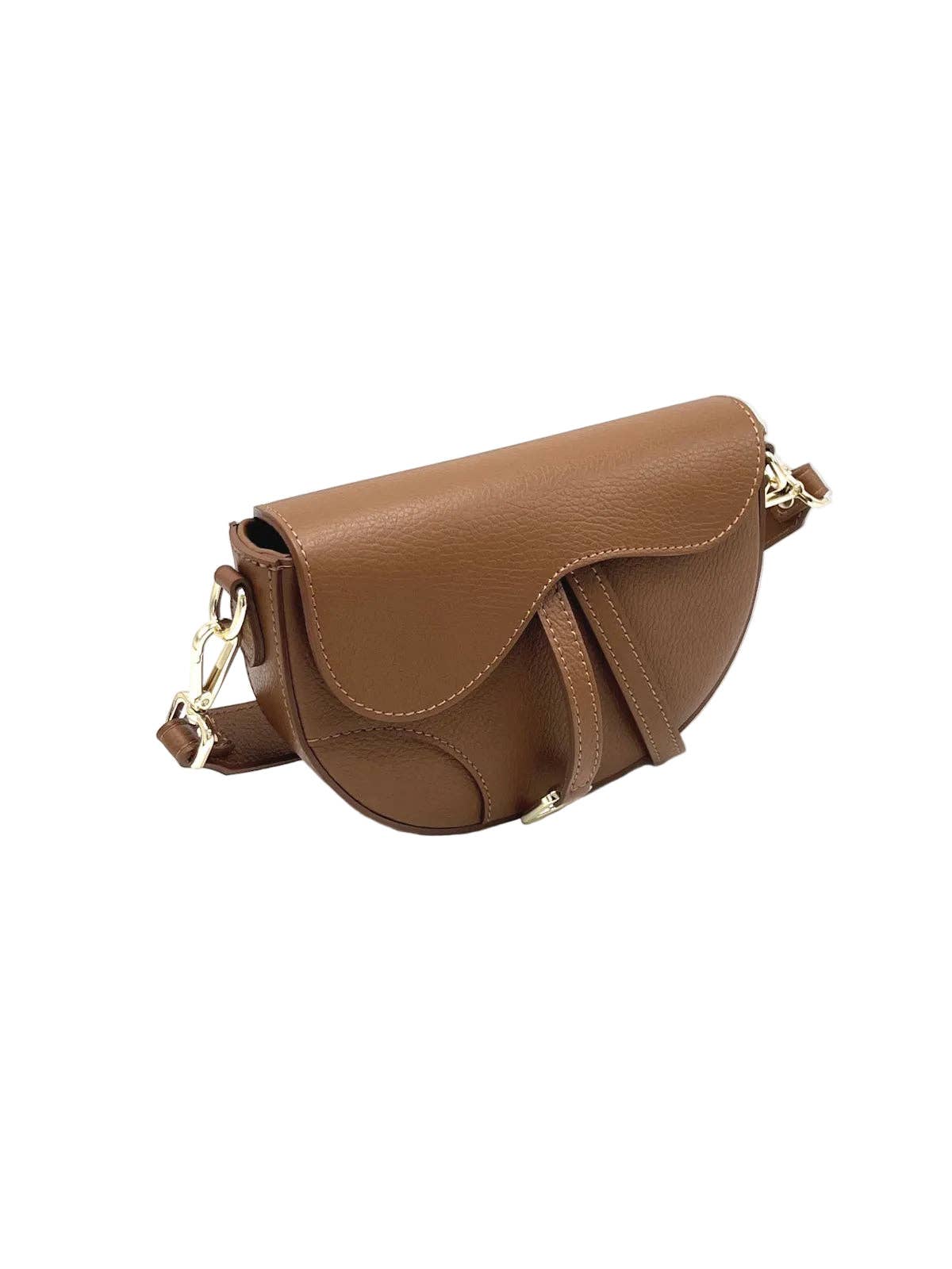 Women's Genuine Leather Shoulder Bag, Made in Italy, art. 112736: Black