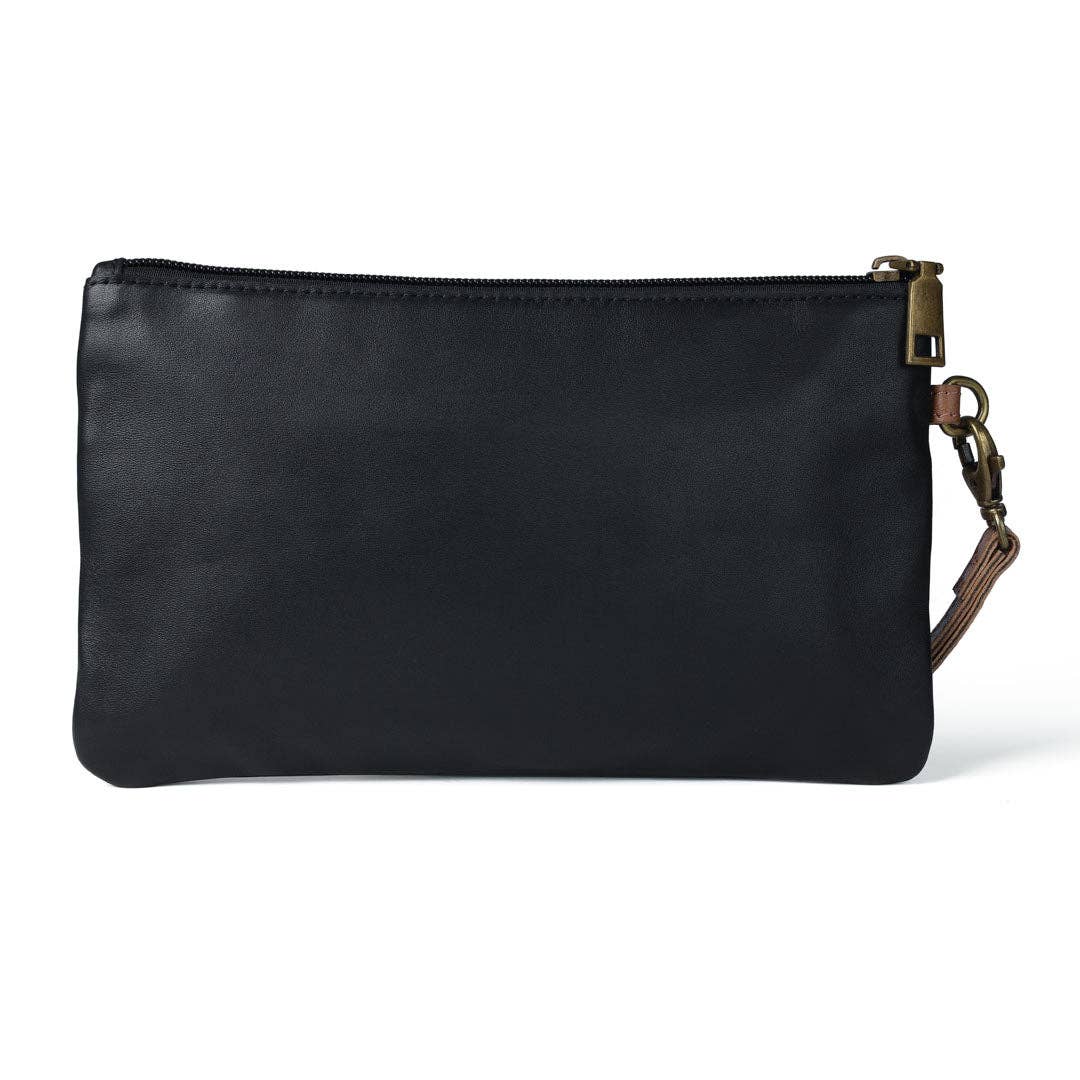 AWST Snaffle Bit Clutch Bag: Brown
