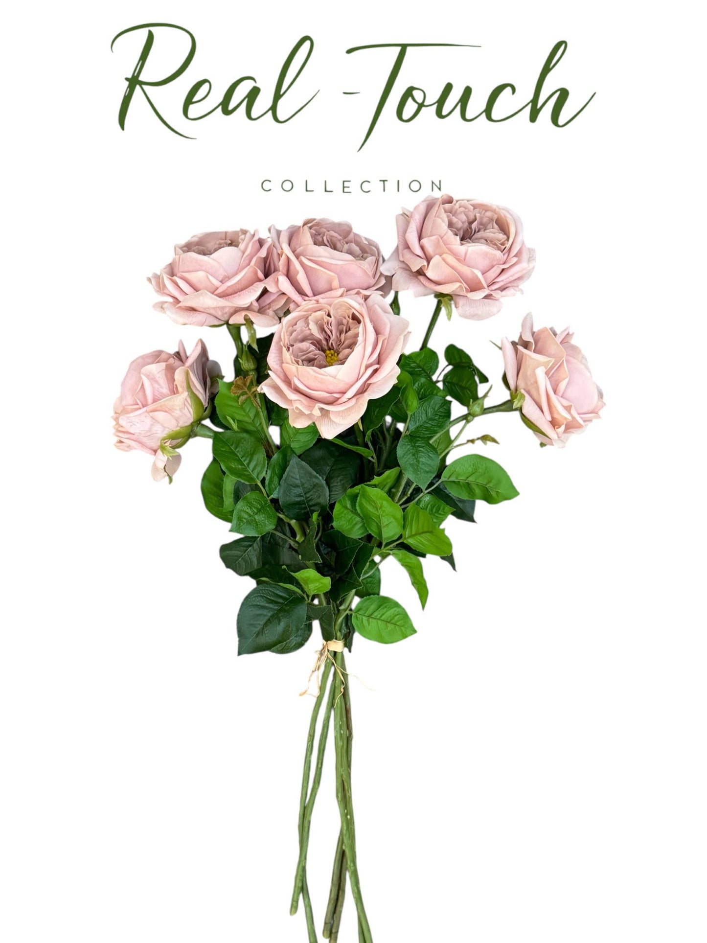 27"-Lux Faux Juliet Rose-Moisturizing Finish-5"Bloom: Rich Red