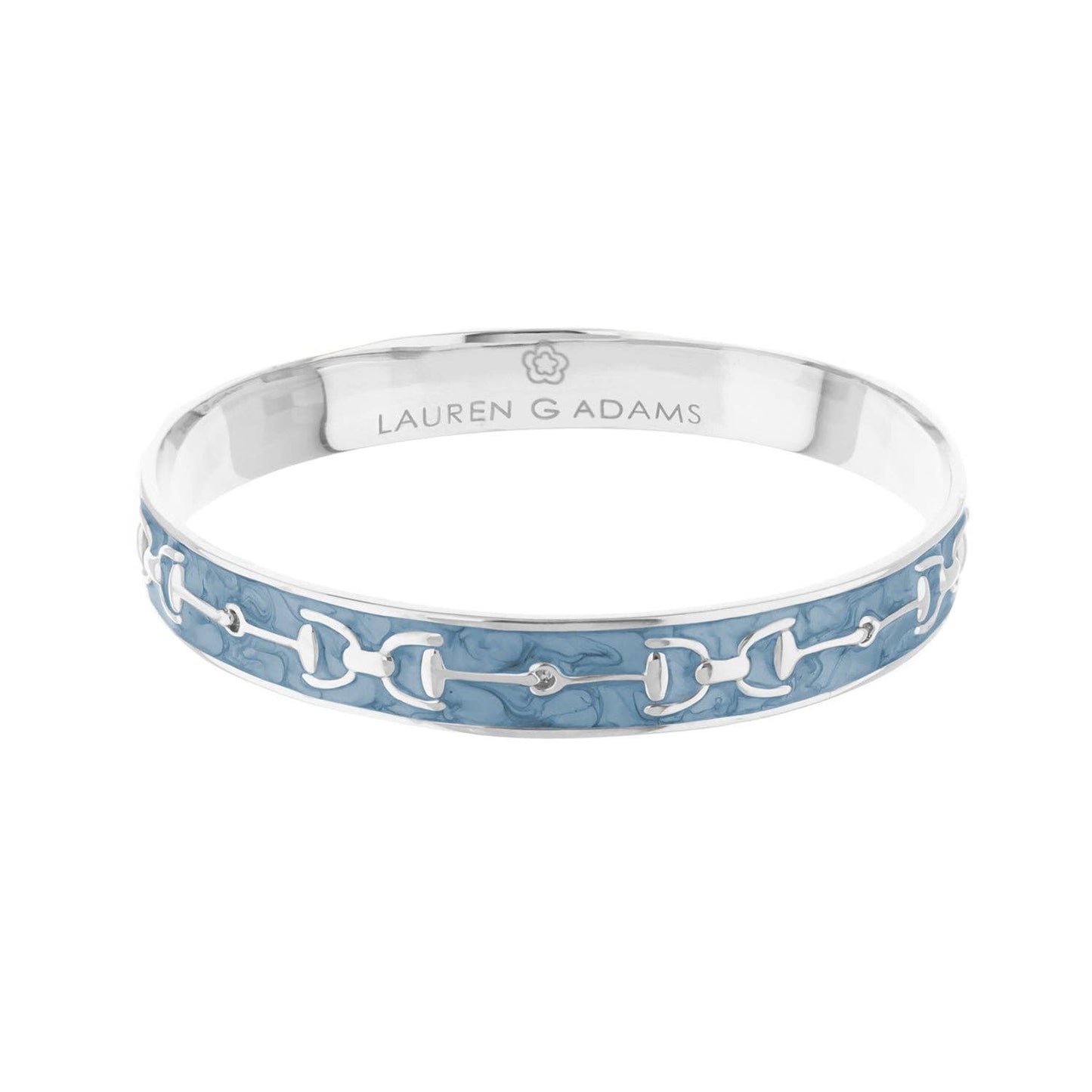 Equestrian Snaffle Bit Horse Bangle: MEDIUM=7" CIRCUMFERENCE
