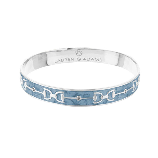 Equestrian Snaffle Bit Horse Bangle: MEDIUM=7" CIRCUMFERENCE