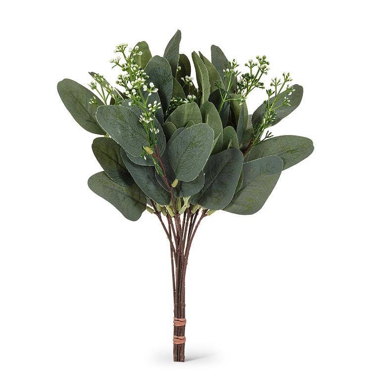 Leaf 12 Stem Spray-10"L