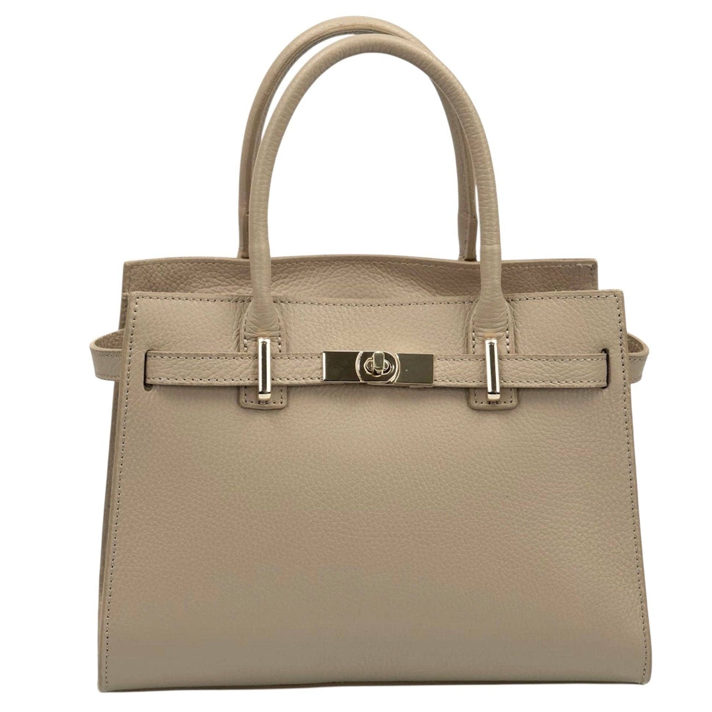 Modarno "Gina" handbag and shoulder bag in genuine leather 28x14x20cm: Rosso